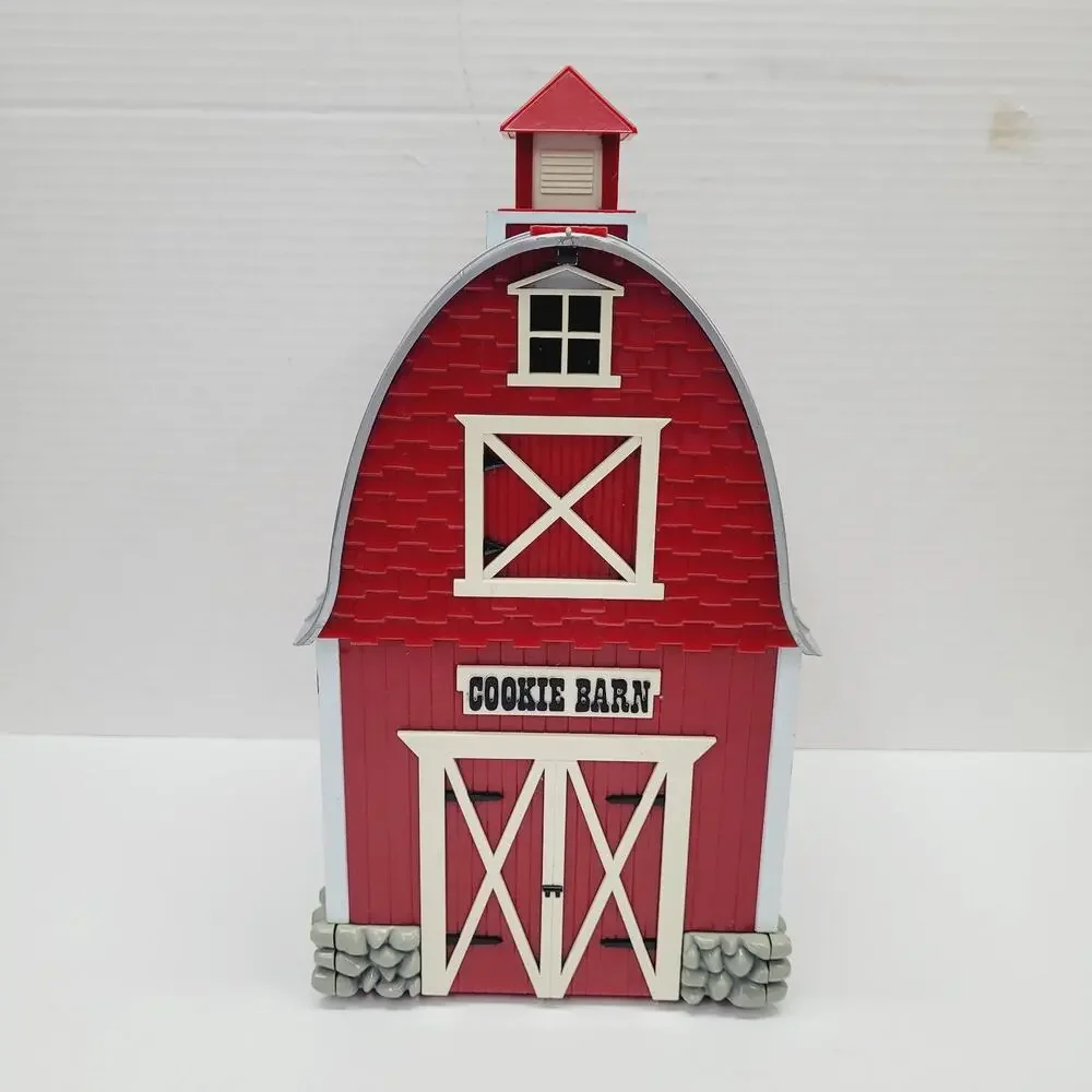 The Original Barn Cookie Jar Green Acres Musical Theme Song Red Farm Vintage